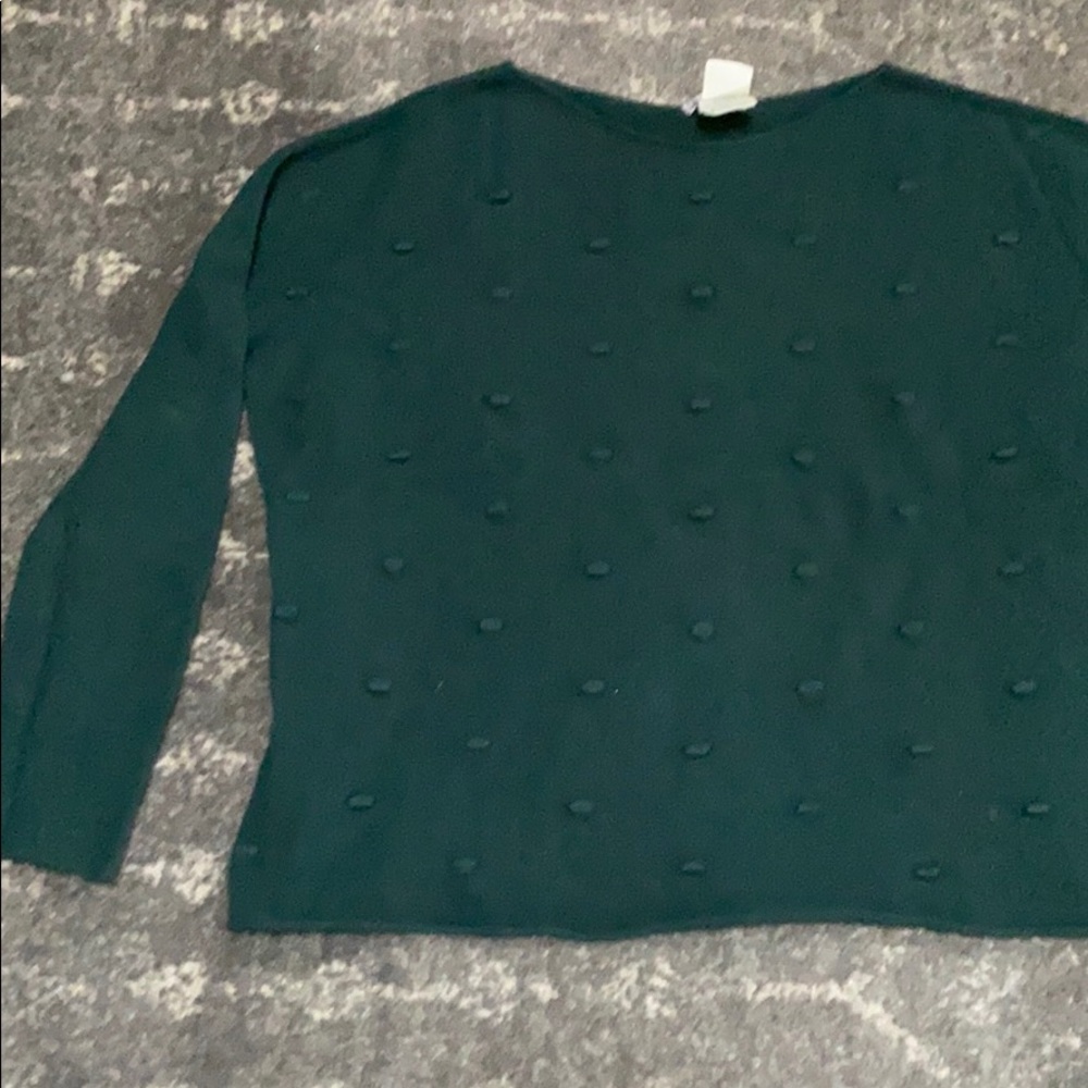 Forest green sweater